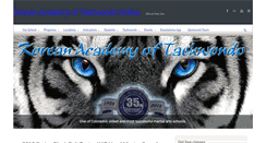 Desktop Screenshot of kattaekwondo.com